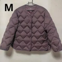 ユニクロ ウルトラライトダウンリラックス M ブラウン