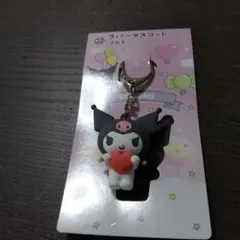 ラバーマスコットクロミちゃんミニチュアフィギュアサンリオ当たりくじキーホルダー