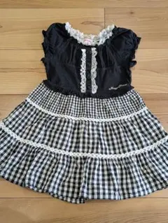 mezzo piano ギンガムチェックワンピース