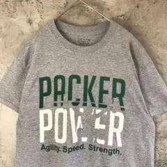 A2757古着　Tシャツ グレー　バックプリント