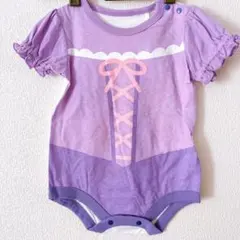 ディズニー ラプンツェル ロンパース カバーオール 80サイズ かわいい 女の子