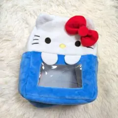 【新品未使用】サンリオキャラクターズ　ハローキティ　カラフル窓付きふわふわバッグ