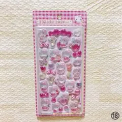 ⑱キティ ボンボンドロップシール 2枚で2000円 まとめ購入値引き可能