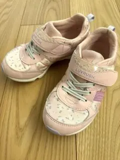 ムーンスター ラブラッシュ スニーカー　ピンク　19.5cm EEE