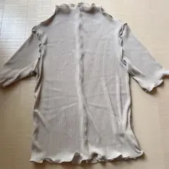 シルバー半袖ブラウス