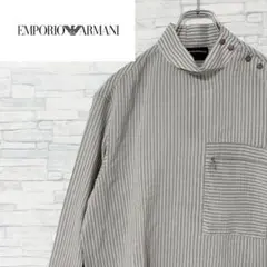 【新品未使用】EMPORIO ARMANI 長袖シャツ コットン シルク S相当