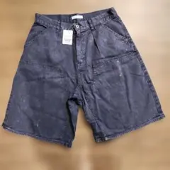 FREAK'S STORE ケミカルウォッシュ ダブルニーワークショーツ Mのサムネイル