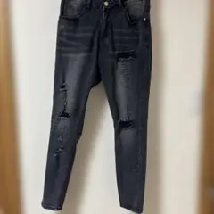 ダメージスキニー　デニム