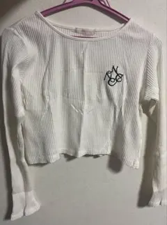 one after another NICE CLAUP 長袖リブトップス
