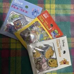 【新品】ディズニーフレークシール 3種類セット