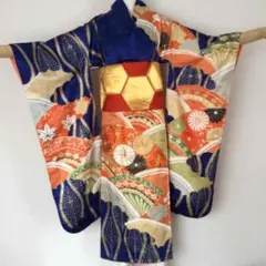 振袖 袋帯 長襦袢 3点セットアンティーク古典柄