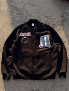 新品未使用タグ付き】ANTIBALアンティバル刺繍ワッペンスタジャンL 