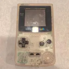 【ジャンク品】 GBC ゲームボーイカラー クリア