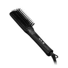 ブラック ストレートブラシヘアアイロン