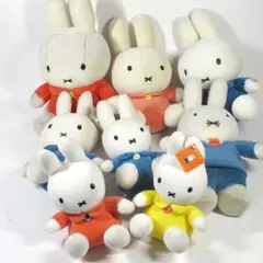 【q-027s/k】 ミッフィー　ぬいぐるみ　8体