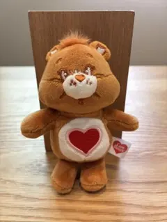 新品　ケアベア ハートマーク ぬいぐるみキーホルダー