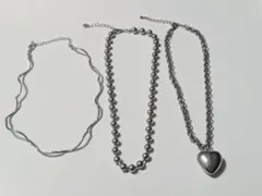 シルバー ネックレス セット