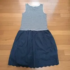 ベルメゾン　サイズL　ノースリーブワンピース　中古品