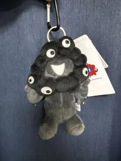 黒ミャクミャク　カラビナ付きマスコット　座り　大阪万博