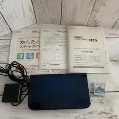 動作確認済new Nintendo 3DS 本体 メタリックブルー充電器付き