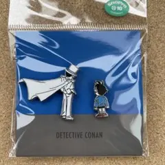 名探偵コナン✨コナン探偵社限定　ピンバッジ　後ろ姿２個セット　キッド＆コナン