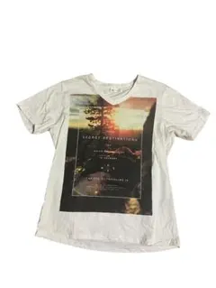 tk. TAKEO KIKUCHI フォトプリント Vネック Tシャツ M 古着のサムネイル