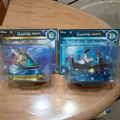 ディズニーHappyくじ　シーンフィギュア　リトル・マーメイド&アラジン