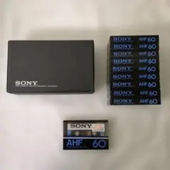 ♣️【や25】稀少 SONY AHF 60 カセットテープ 8個セット BOX付き 