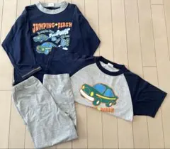 パジャマ　3点セット　長袖　半袖　長ズボン