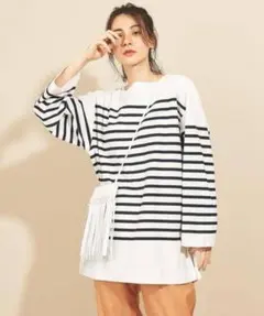 beauty&youth ボーダー　トップス