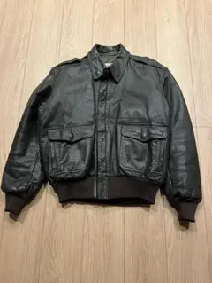 【値下げしました！】80's L.L.Bean ブラック レザージャケット 40