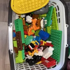 レゴブロックと動物フィギュアセット　デュプロ