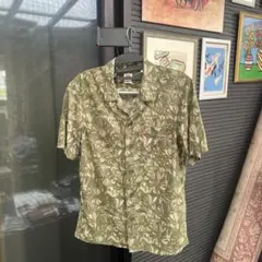 Levi's リーバイス アロハシャツ カーキ ボタニカル柄-S size.のサムネイル