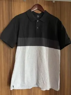 UNIQLO ポロシャツ XL 黒・グレー