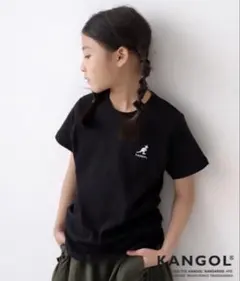 新品　アンティカ　KANGOLロゴ入り半袖Tシャツ　120のサムネイル