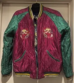 【激レア】ローター Rotar 鳥獣戯画 別珍　スカジャン サイズM 美品 値下不可】【激レア】ローター rotar 鳥獣戯画 スカジャン サイズM