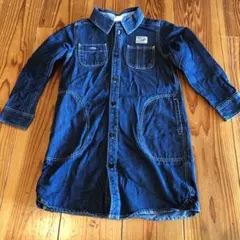 デニムシャツワンピース 120㎝