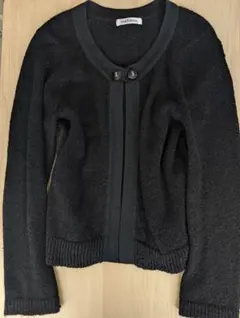 NEWYORKER　ニットカーディガン　ブラック