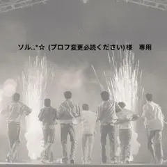 ソル…*☆ (プロフ変更必読ください)様　専用