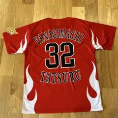 ソフトバンクホークス 柳町達 32番　カチドキレッドＴシャツＬサイズ