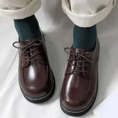 Miniministore ダークブラウンレースアップシューズ 25cm