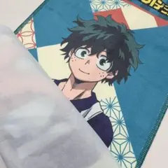 【B-12】ヒロアカ 極楽湯RAKU SPA マフラータオル 緑谷出久 デク