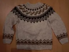 アメリカ古着屋★hilda☆ウール　ノルディック　ニット　ビンテージ　usa