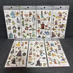 【7枚セット】大人の図鑑シール　ディズニー