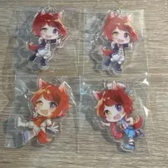 すとぷり 莉犬くん アクリルキーホルダー 4個セット
