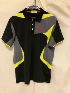 GOSEN ポロシャツ 黒・グレー・イエロー