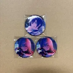 プロセカ　 KAITO 巡音ルカ　缶バッジ　グリ缶　43a 44a