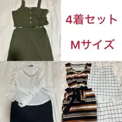 美品 エムズグレイシー ワンピース 羽織り セットアップ 総柄　ベージュ 40 美品 エムズグレイシー ワンピース 羽織り セットアップ 総柄 ベージュ