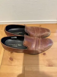 KATHARINE HAMNETT LONDON スリッポン ブラウン 27のサムネイル