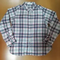 chocol raffine robe チェック柄長袖シャツ
